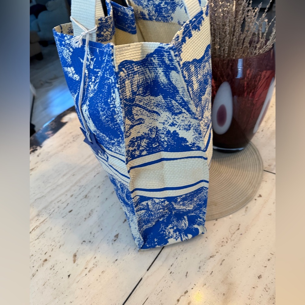 NWOT Dior Blue and White Christian Dior Canvas Tote - Picture 6 of 15